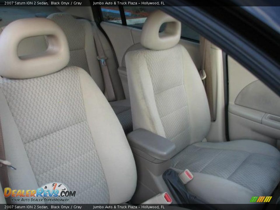 2007 Saturn ION 2 Sedan Black Onyx / Gray Photo #16