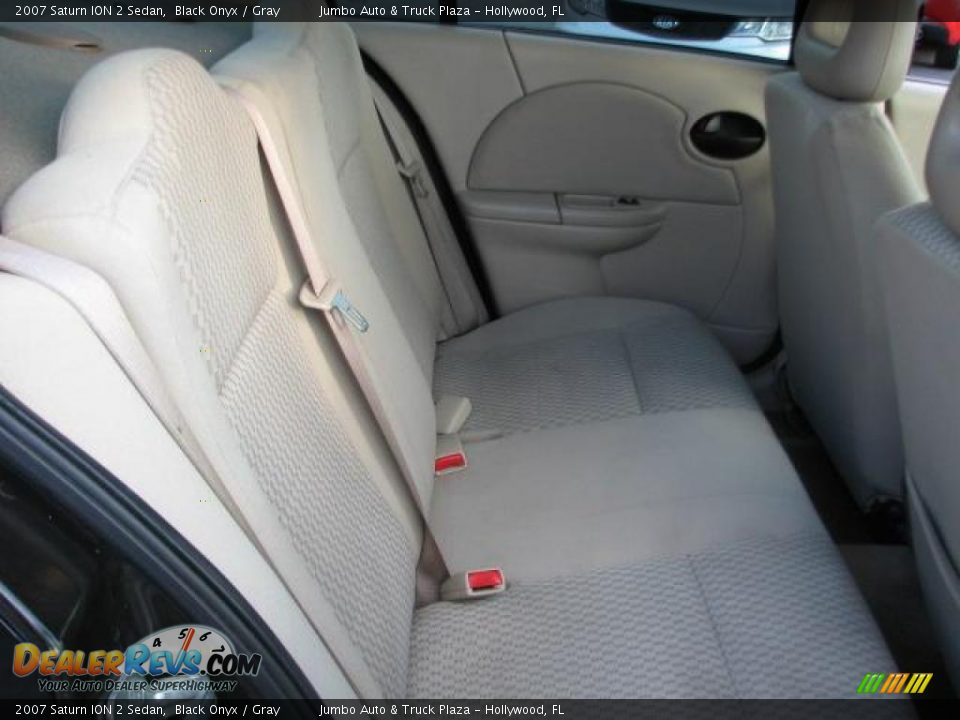 2007 Saturn ION 2 Sedan Black Onyx / Gray Photo #20