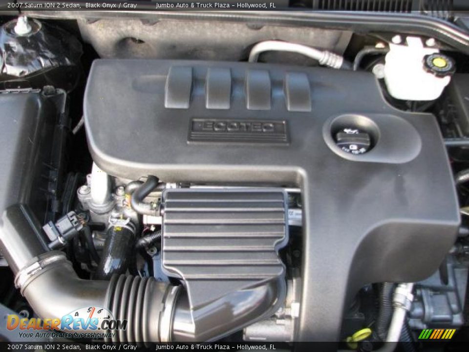 2007 Saturn ION 2 Sedan Black Onyx / Gray Photo #26