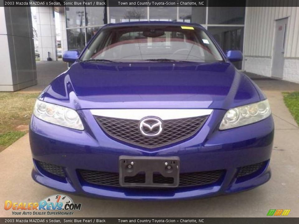 2003 Mazda MAZDA6 s Sedan Sonic Blue Pearl / Black Photo #2