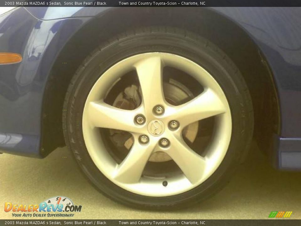 2003 Mazda MAZDA6 s Sedan Sonic Blue Pearl / Black Photo #3