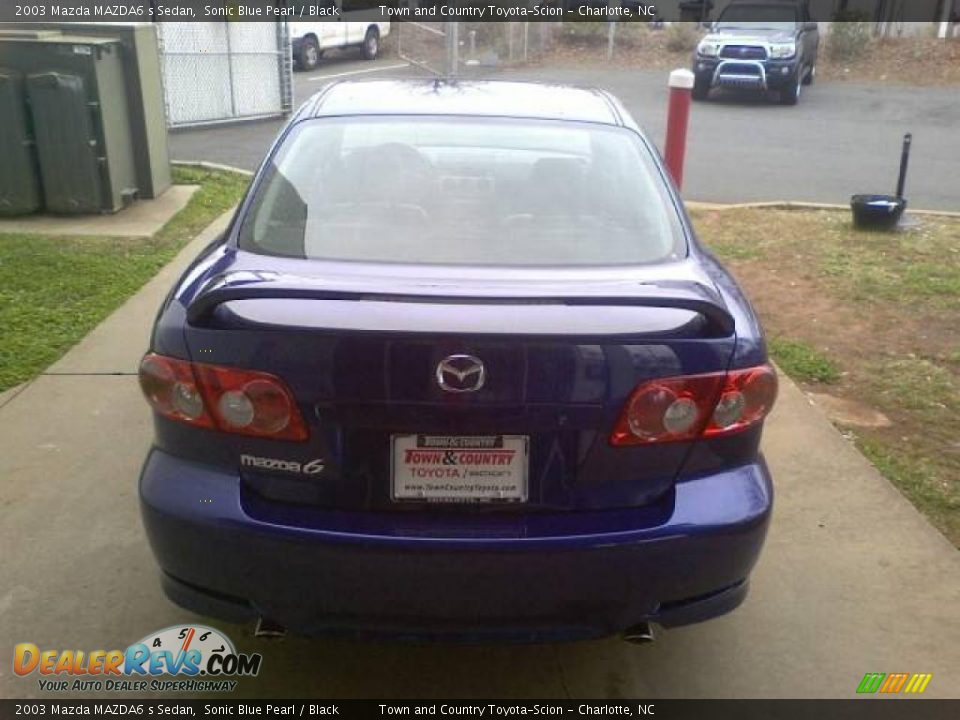 2003 Mazda MAZDA6 s Sedan Sonic Blue Pearl / Black Photo #4