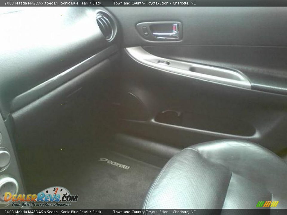 2003 Mazda MAZDA6 s Sedan Sonic Blue Pearl / Black Photo #11