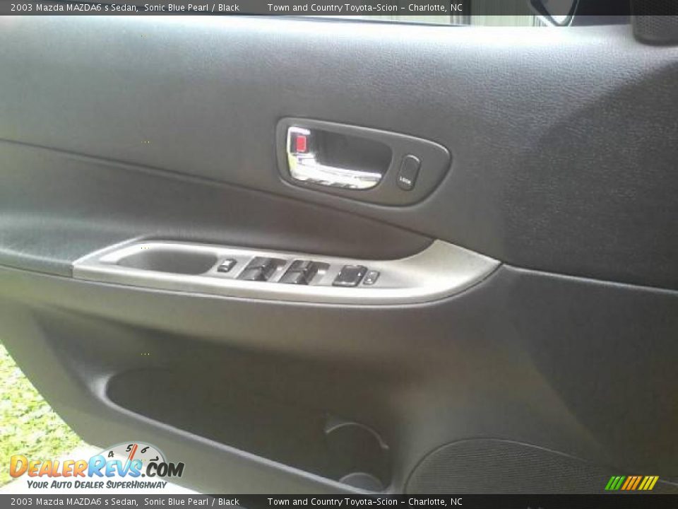 2003 Mazda MAZDA6 s Sedan Sonic Blue Pearl / Black Photo #12