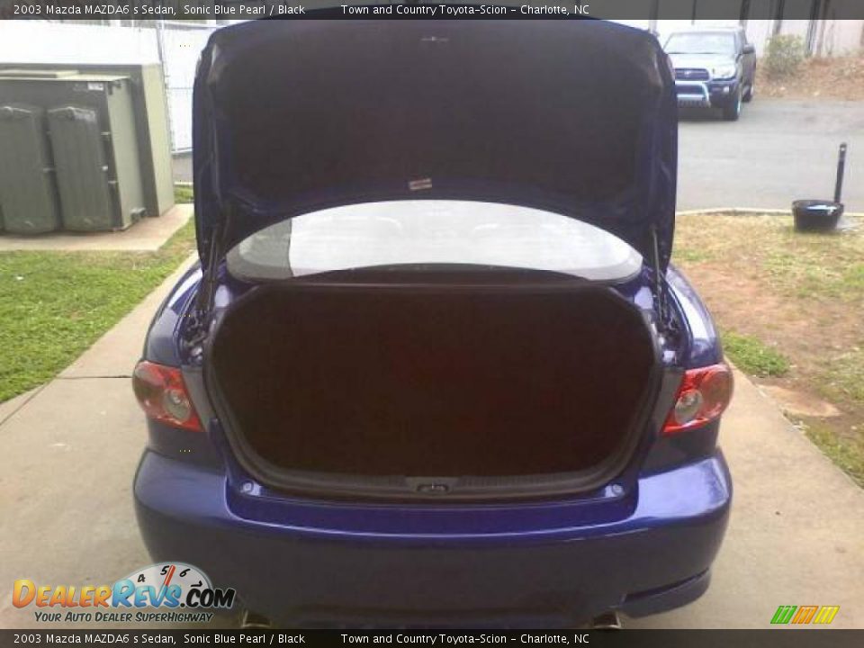 2003 Mazda MAZDA6 s Sedan Sonic Blue Pearl / Black Photo #15