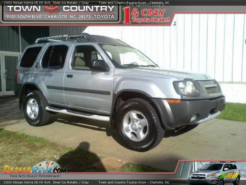 2003 Nissan Xterra XE V6 4x4 Silver Ice Metallic / Gray Photo #1