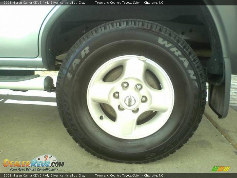 2003 Nissan Xterra XE V6 4x4 Silver Ice Metallic / Gray Photo #3