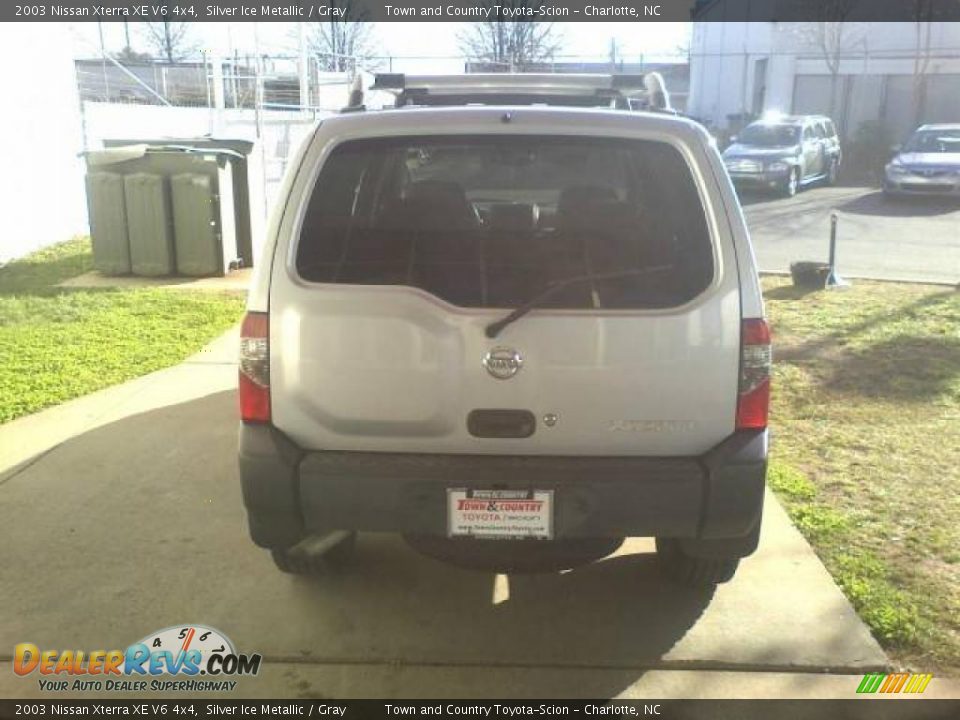 2003 Nissan Xterra XE V6 4x4 Silver Ice Metallic / Gray Photo #4