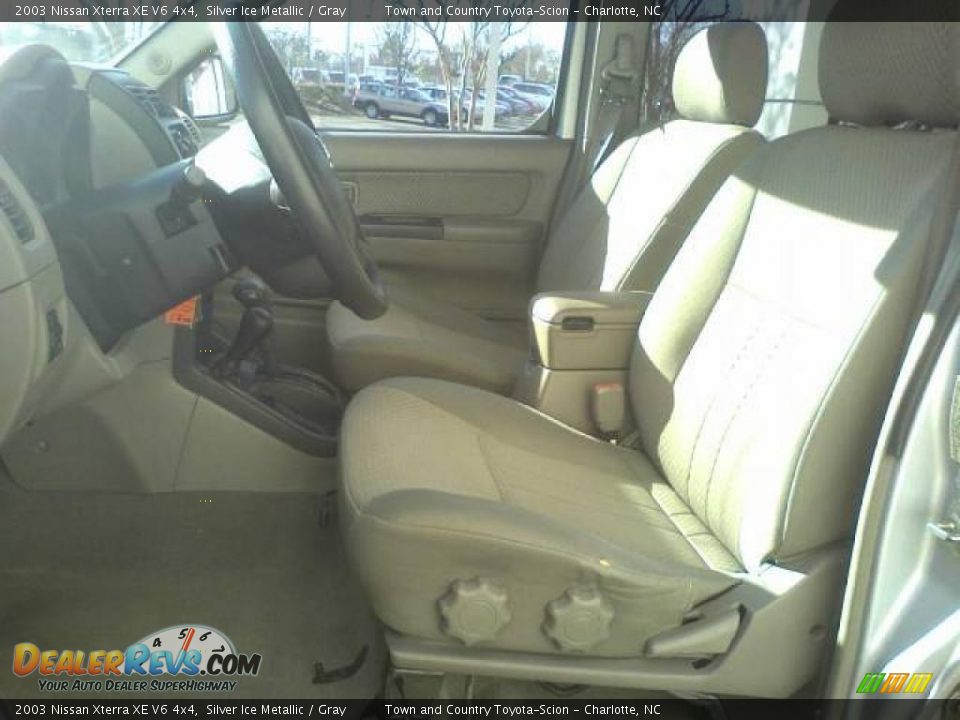 2003 Nissan Xterra XE V6 4x4 Silver Ice Metallic / Gray Photo #6