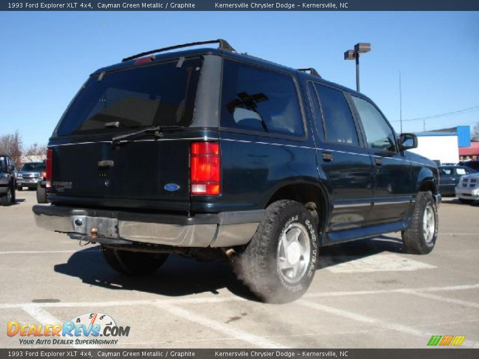 1993 Ford Explorer XLT 4x4 Cayman Green Metallic / Graphite Photo #3