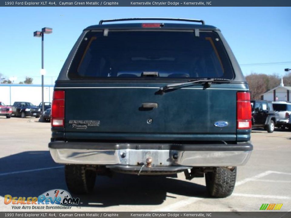 1993 Ford Explorer XLT 4x4 Cayman Green Metallic / Graphite Photo #4