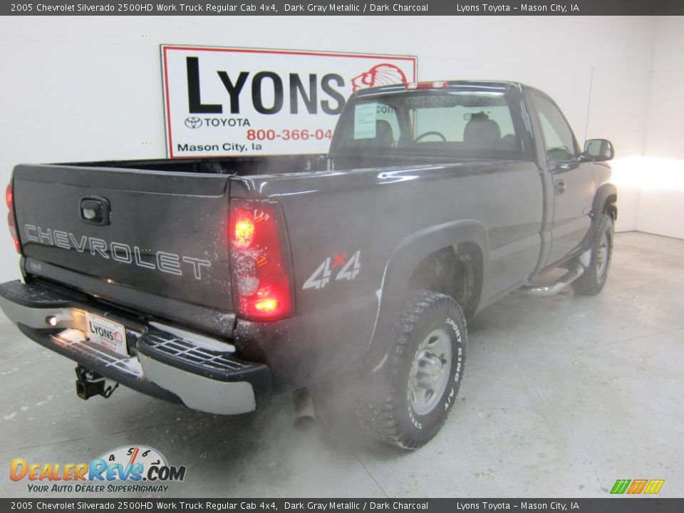 2005 Chevrolet Silverado 2500HD Work Truck Regular Cab 4x4 Dark Gray Metallic / Dark Charcoal Photo #2