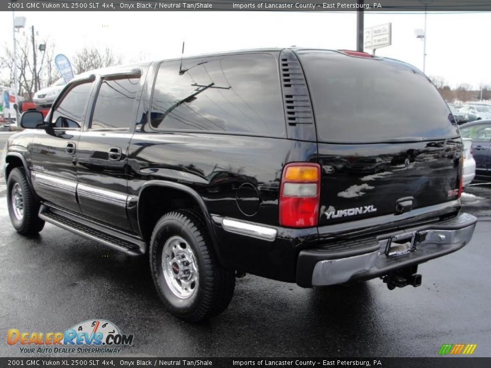 Onyx Black 2001 GMC Yukon XL 2500 SLT 4x4 Photo #4