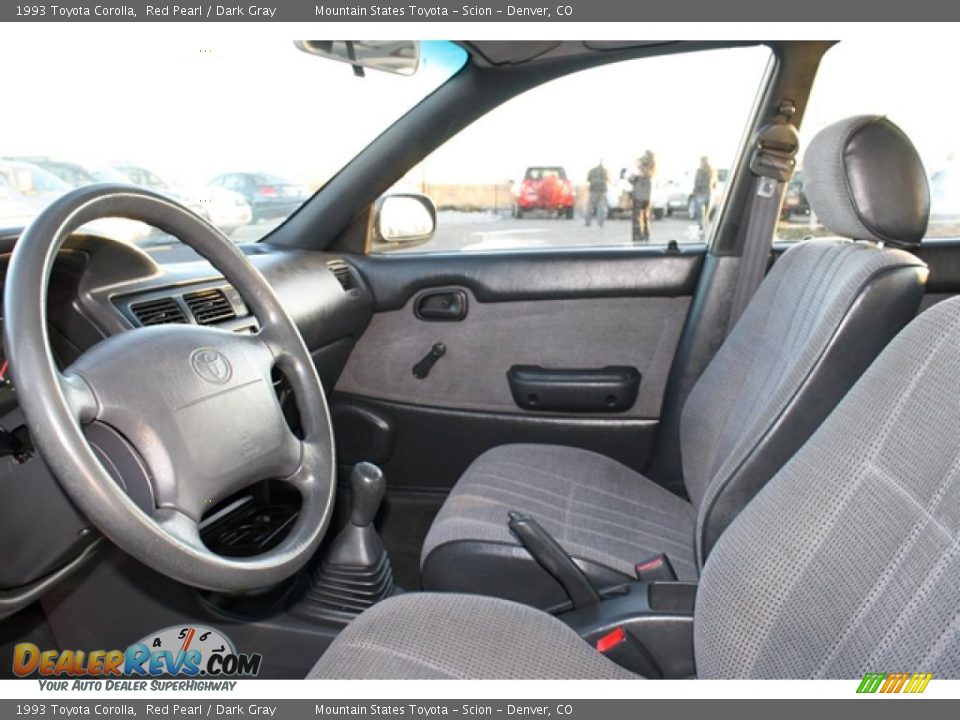 1993 Toyota Corolla Red Pearl / Dark Gray Photo #9
