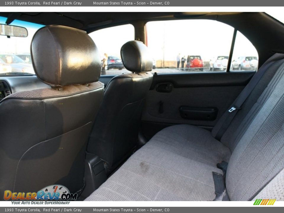 1993 Toyota Corolla Red Pearl / Dark Gray Photo #10