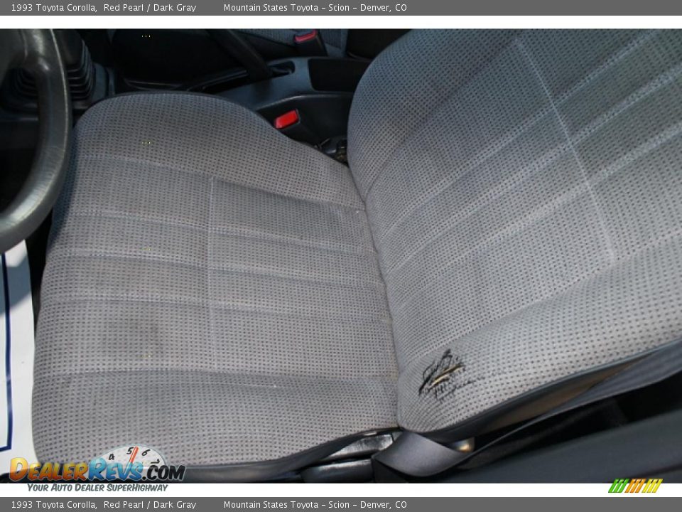 1993 Toyota Corolla Red Pearl / Dark Gray Photo #11
