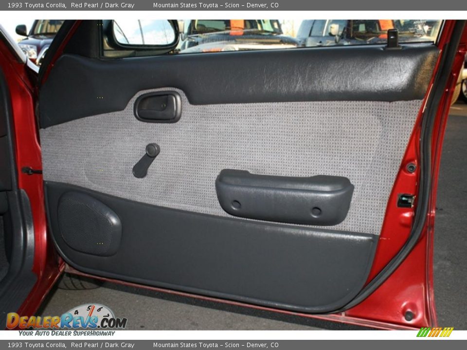 1993 Toyota Corolla Red Pearl / Dark Gray Photo #15