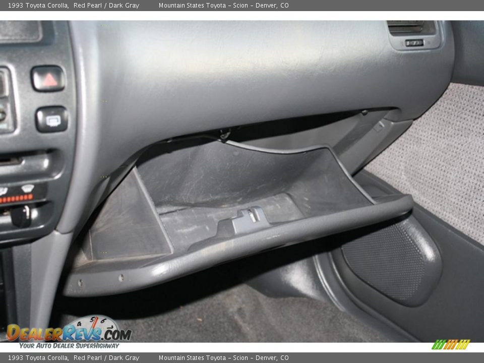 1993 Toyota Corolla Red Pearl / Dark Gray Photo #22