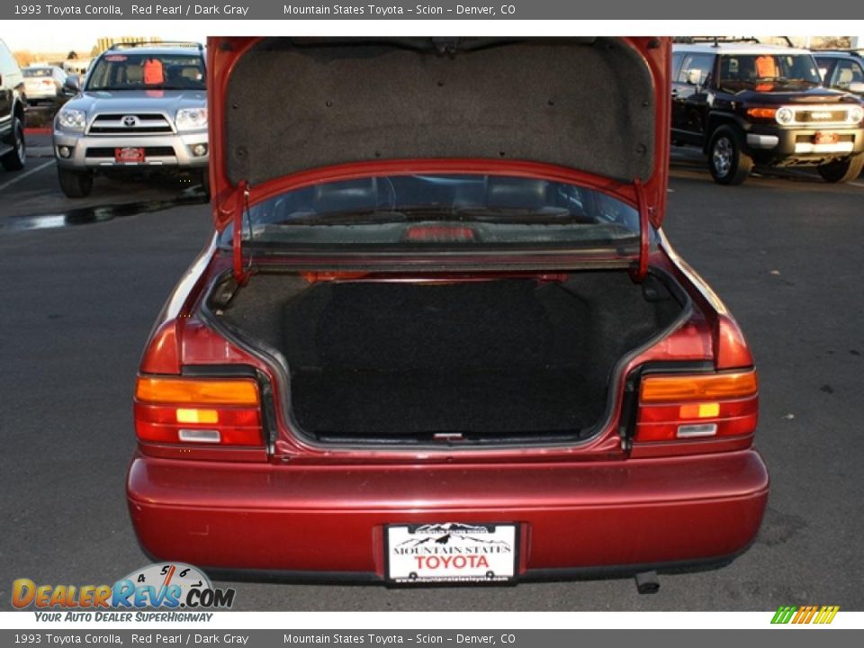 1993 Toyota Corolla Red Pearl / Dark Gray Photo #23
