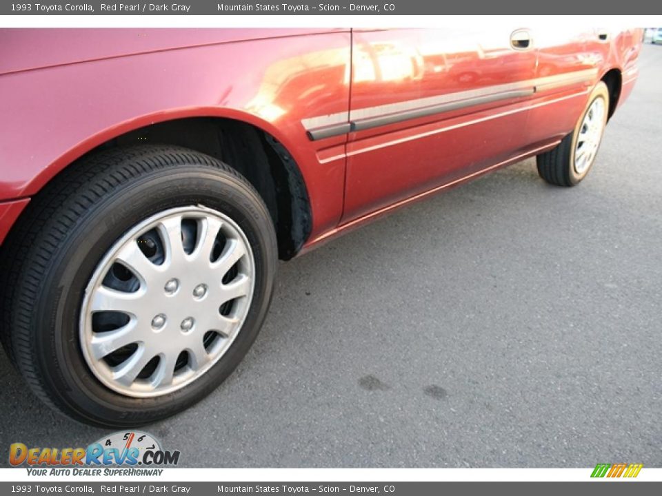 1993 Toyota Corolla Red Pearl / Dark Gray Photo #24