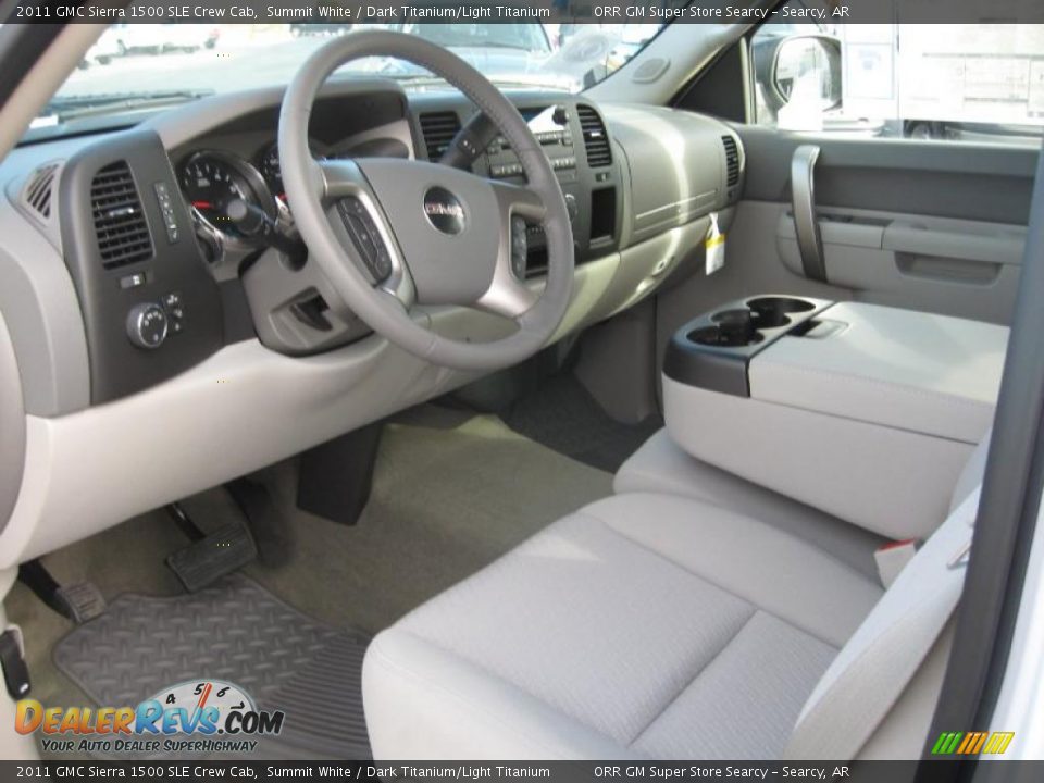 Dark Titanium Light Titanium Interior 2011 Gmc Sierra 1500