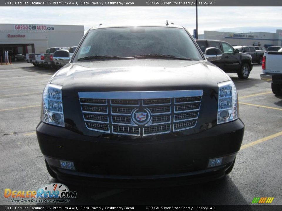 2011 Cadillac Escalade ESV Premium AWD Black Raven / Cashmere/Cocoa Photo #2