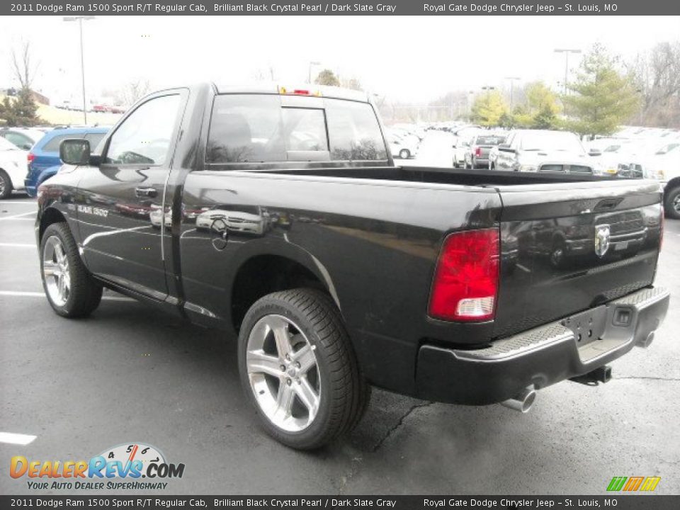 Brilliant Black Crystal Pearl 2011 Dodge Ram 1500 Sport R/T Regular Cab Photo #3