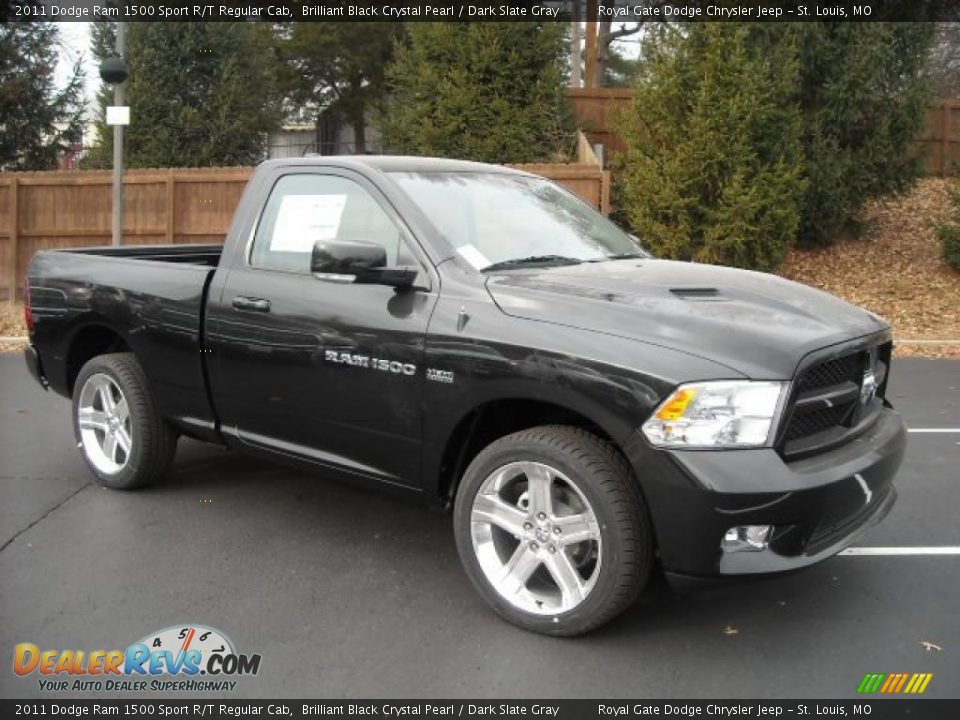 Brilliant Black Crystal Pearl 2011 Dodge Ram 1500 Sport R/T Regular Cab Photo #7