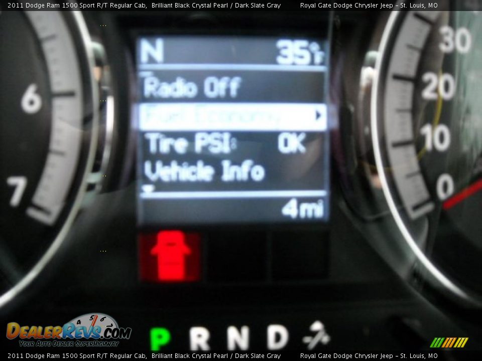 2011 Dodge Ram 1500 Sport R/T Regular Cab Brilliant Black Crystal Pearl / Dark Slate Gray Photo #21