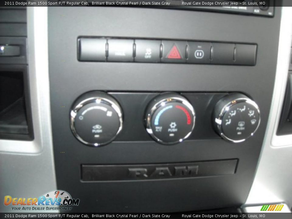 Controls of 2011 Dodge Ram 1500 Sport R/T Regular Cab Photo #24