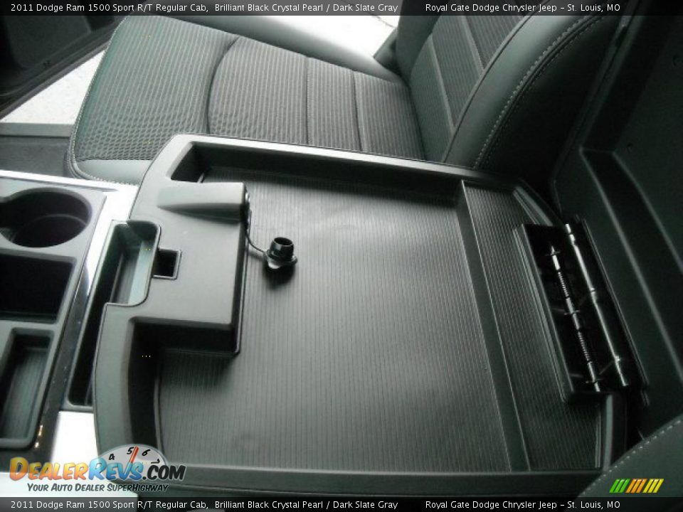 2011 Dodge Ram 1500 Sport R/T Regular Cab Brilliant Black Crystal Pearl / Dark Slate Gray Photo #26