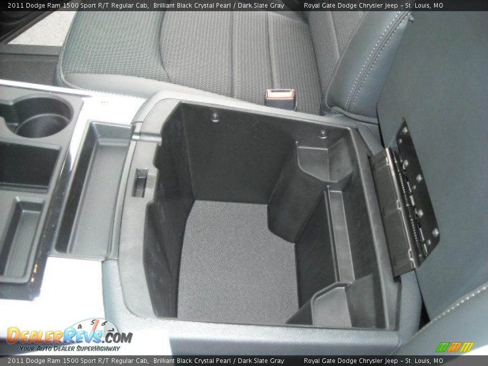 2011 Dodge Ram 1500 Sport R/T Regular Cab Brilliant Black Crystal Pearl / Dark Slate Gray Photo #27