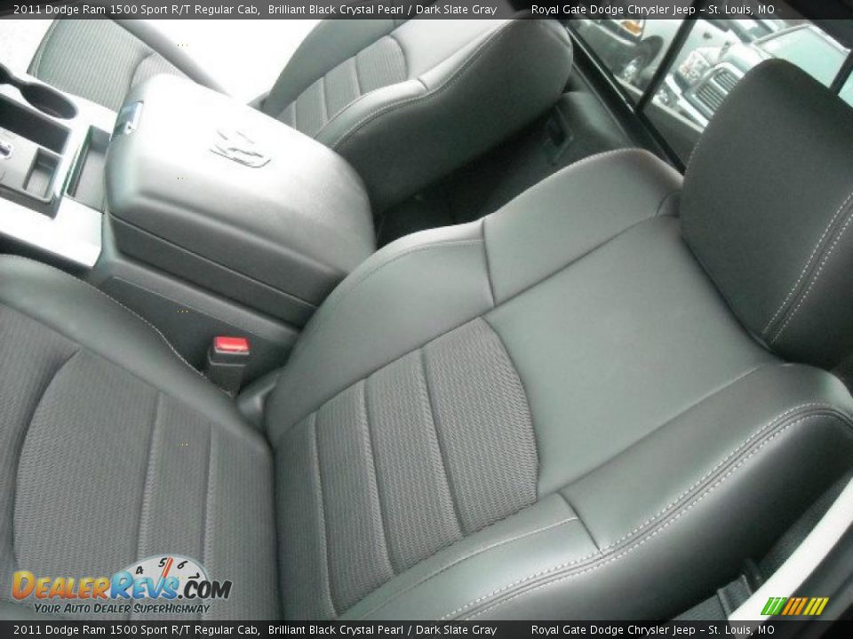 2011 Dodge Ram 1500 Sport R/T Regular Cab Brilliant Black Crystal Pearl / Dark Slate Gray Photo #32