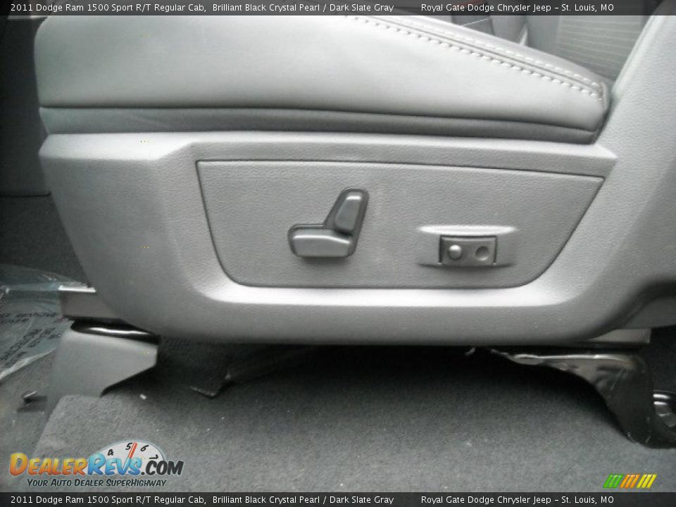 2011 Dodge Ram 1500 Sport R/T Regular Cab Brilliant Black Crystal Pearl / Dark Slate Gray Photo #33