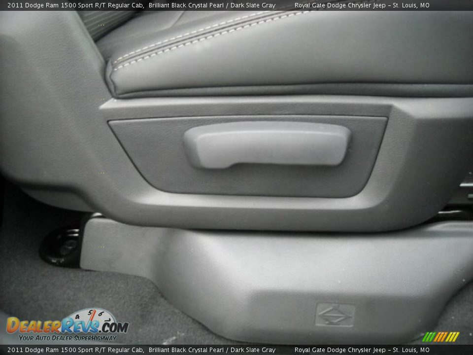 2011 Dodge Ram 1500 Sport R/T Regular Cab Brilliant Black Crystal Pearl / Dark Slate Gray Photo #35