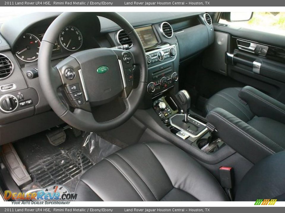 Ebony Ebony Interior 2011 Land Rover Lr4 Hse Photo 12