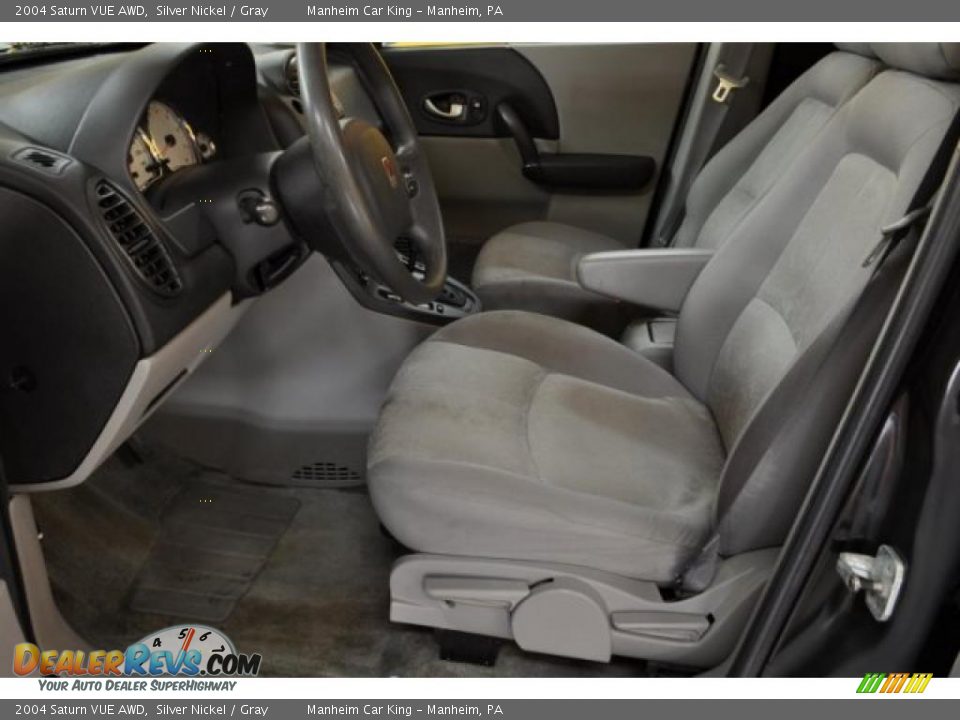 2004 Saturn VUE AWD Silver Nickel / Gray Photo #10