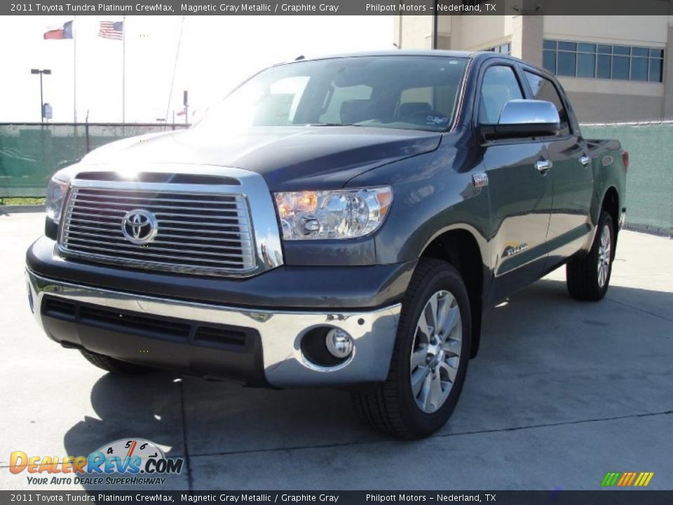 2011 Toyota Tundra Platinum CrewMax Magnetic Gray Metallic / Graphite ...