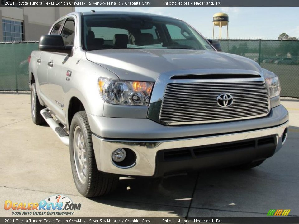 2011 Toyota Tundra Texas Edition CrewMax Silver Sky Metallic / Graphite Gray Photo #1