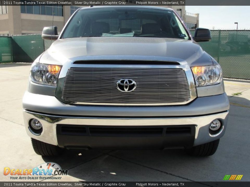 2011 Toyota Tundra Texas Edition CrewMax Silver Sky Metallic / Graphite Gray Photo #8