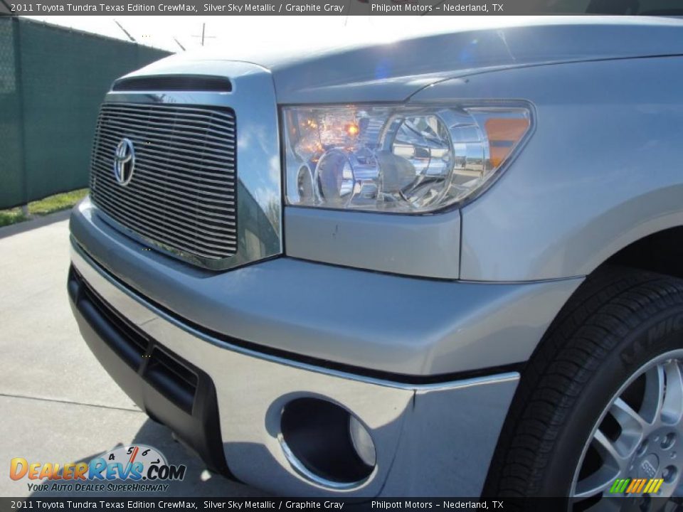 2011 Toyota Tundra Texas Edition CrewMax Silver Sky Metallic / Graphite Gray Photo #9