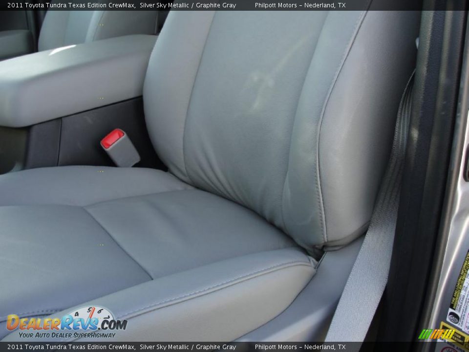 Graphite Gray Interior - 2011 Toyota Tundra Texas Edition CrewMax Photo #22