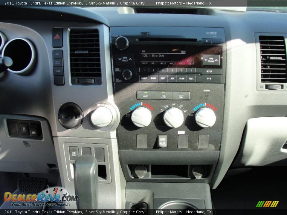 2011 Toyota Tundra Texas Edition CrewMax Silver Sky Metallic / Graphite Gray Photo #25