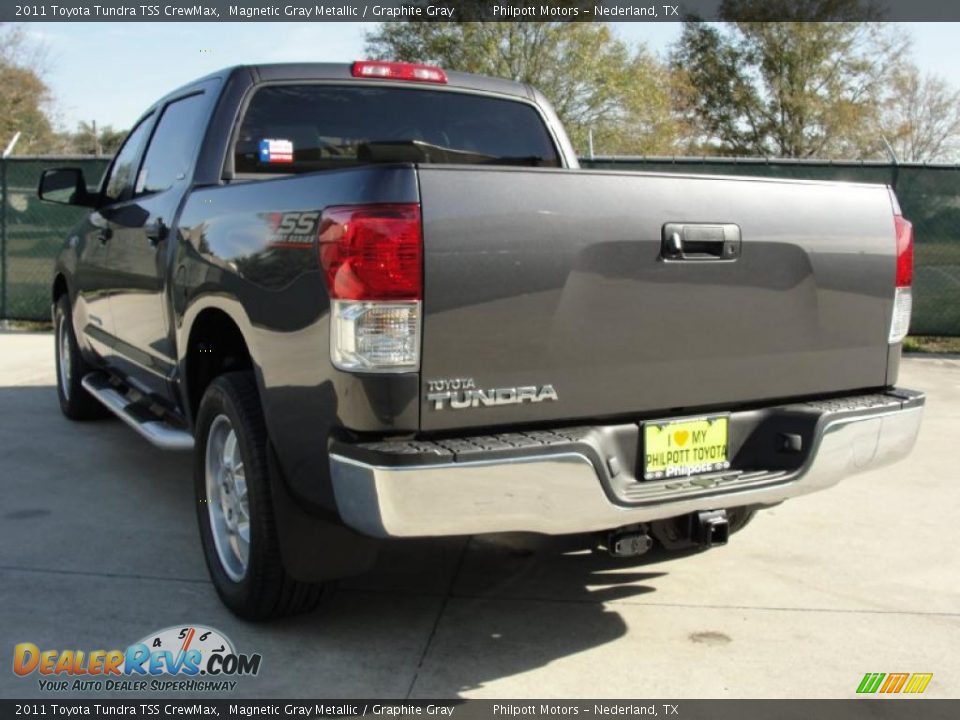 2011 Toyota Tundra TSS CrewMax Magnetic Gray Metallic / Graphite Gray Photo #5