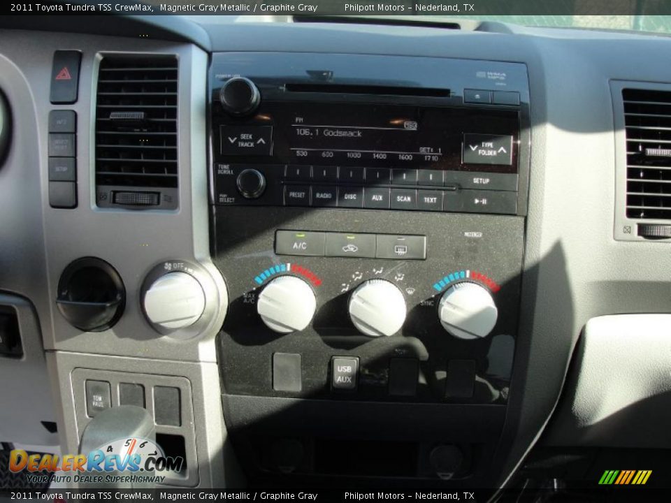 Controls of 2011 Toyota Tundra TSS CrewMax Photo #26