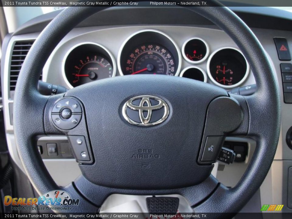 2011 Toyota Tundra TSS CrewMax Steering Wheel Photo #34