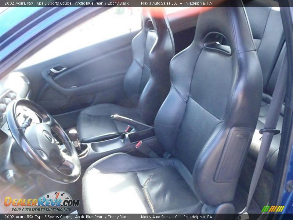 Ebony Black Interior 2002 Acura Rsx Type S Sports Coupe