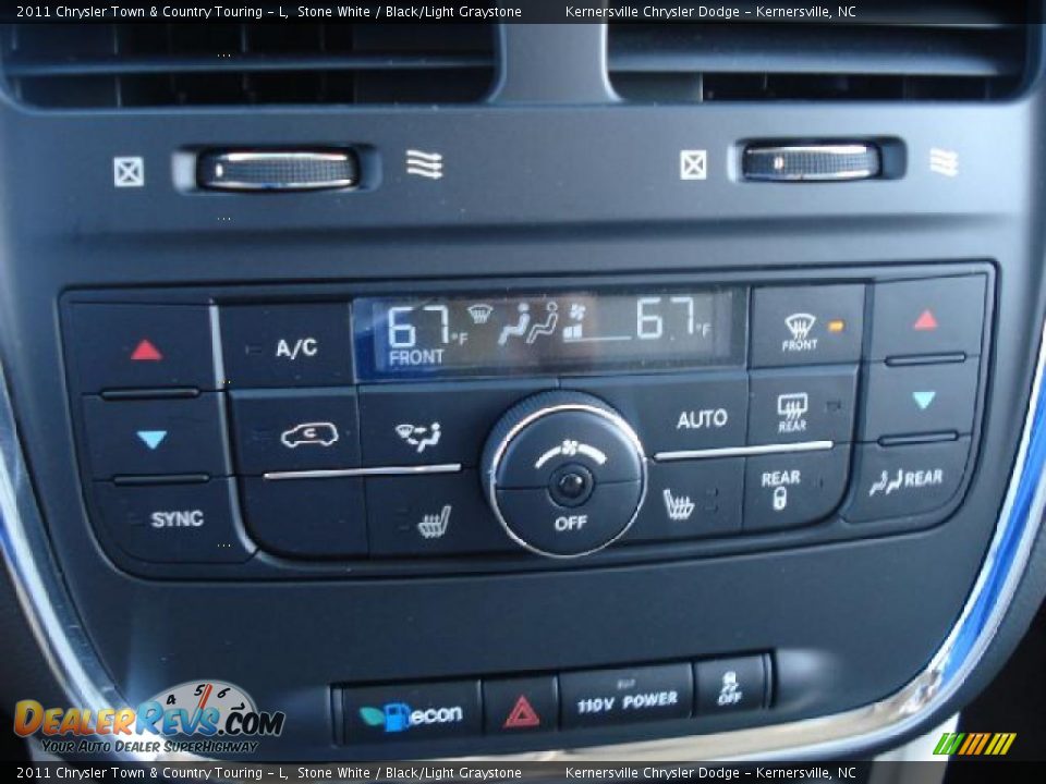 2011 Chrysler Town & Country Touring - L Stone White / Black/Light Graystone Photo #17