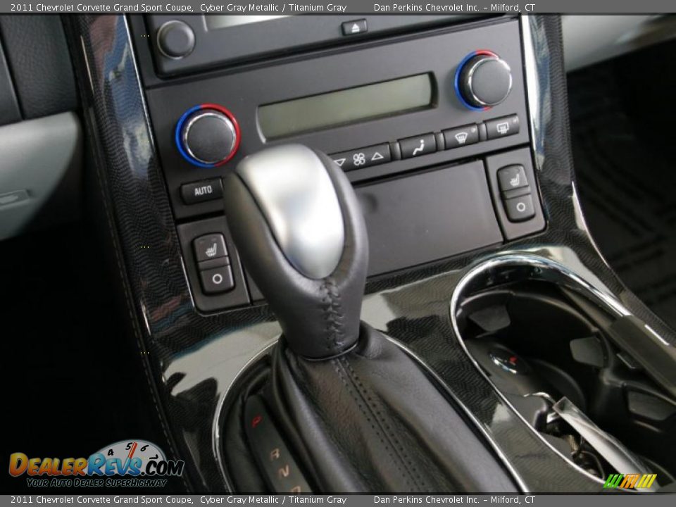 2011 Chevrolet Corvette Grand Sport Coupe Cyber Gray Metallic / Titanium Gray Photo #19