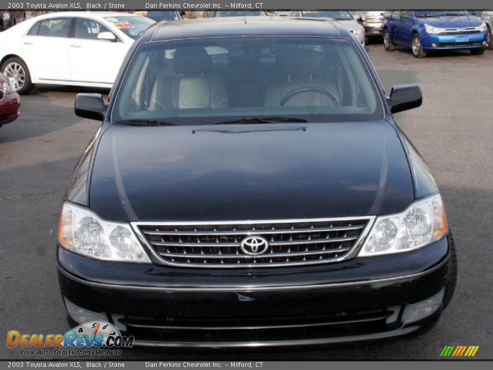 2003 Toyota Avalon XLS Black / Stone Photo #2